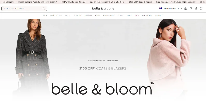 belle & bloom - coupondopa